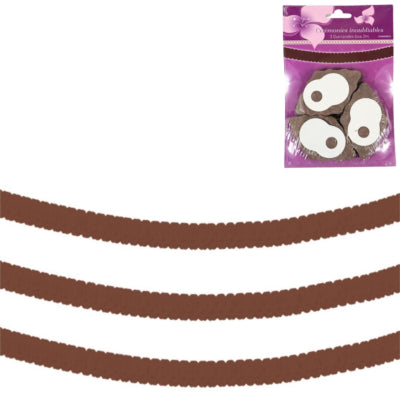 Guirlander brun 200 cm 3 stk | 24 stk