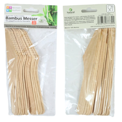 Bambusknive 16,5 cm 12 stk. | 24 stk