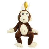 Knuseabe med bananskal siddende 55 cm 2 assorteret | 15 stk