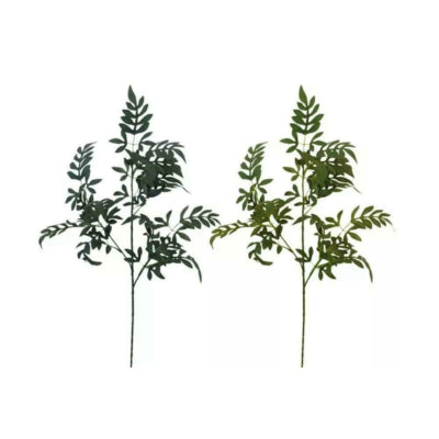 Artificial branch green 78 cm 2 assorted | 36 stk