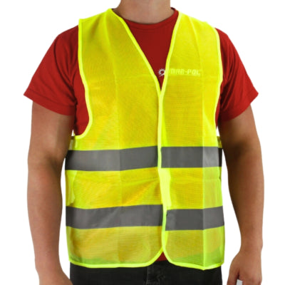 (r) sikkerhedsvest voksne gul one size | 10 stk