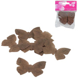 Konfetti sommerfugle brune 7 cm | 48 stk
