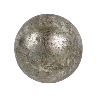 Dekorationskugle metallic grå 12 cm | 12 stk