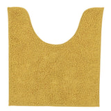 Toiletmåtte sennepsgul polyester 45 x 50 cm | 6 stk