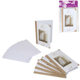 Invitationskort 13,5 cm 6 stk | 24 stk