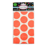 Amscan gaveemballage orange hvid 18 cm x 11 cm | 48 stk