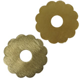 Stjernsund lysering loua blomst messingfarvet 9,3 cm | 24 stk