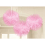 Amscan decoratie tule pompom roze 30 cm sæt varevogn 3 | 27 stk