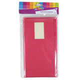 Kort med kuverter fuchsia 21 cm 5 stk | 48 stk