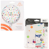 Amscan folieballon konfetti 43 cm | 100 stk