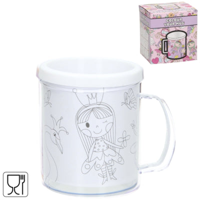 Farv din egen kop prinsesse 250 ml | 36 stk