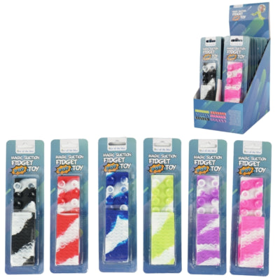 Fidget legetøj pop-it 25 cm 6 assorteret | 48 stk