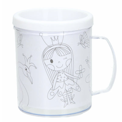 Farv din egen kop prinsesse 250 ml | 36 stk