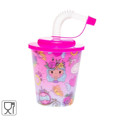 3d kop med halmprinsesse 250 ml | 24 stk