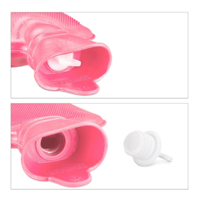 Relaxdays varmedunk pink 1 l | 12 stk