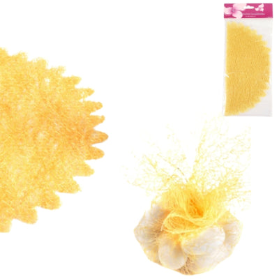 Gaveemballage tyl gul 24 cm 6 stk | 24 stk