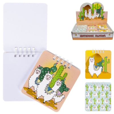 Notesbog alpaca 9 cm | 48 stk