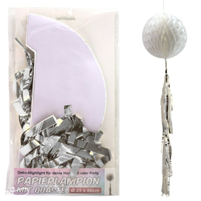 Lanterne med børste 80 cm 2 assorteret | 24 stk