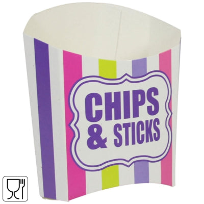 Amscan festbakke chips pinde 12 cm | 100 stk