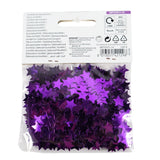 Amscan konfetti stjerner metallic lilla 14 g | 48 stk