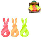 Vedhæng påskehare neon 11 cm 3 assorteret | 72 stk