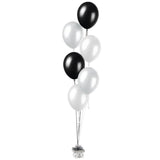 Amscan ballon vægt gave sølv farvet 8 cm | 24 stk