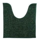 Toiletmåtte grøn polyester 45 x 50 cm | 6 stk