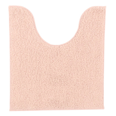 Toilet mat pink polyester 45 x 50 cm | 6 stk