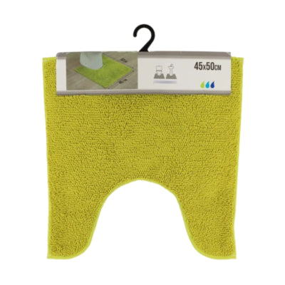 Toiletmåtte limegrøn polyester 45 x 50 cm | 6 stk