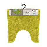 Toiletmåtte limegrøn polyester 45 x 50 cm | 6 stk