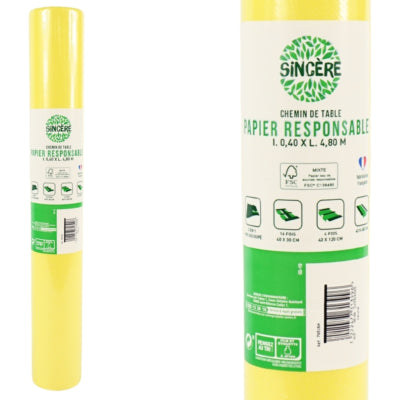 Bordløber 3-i-1 gul 480 cm | 24 stk