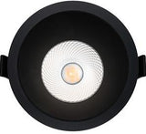 Enzo profolux led downlighter zwart reflector 6w 3000k dimbaar - led2460