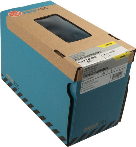 Proftec houtbouwschroef vz tk +snijpunt torx tx30 6.0x50 | 100 stuks - 5212.01.49901
