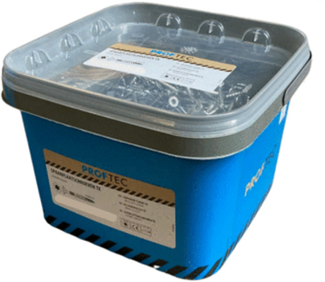 Proftec spaanplaatschroef vz pk +snijpunt torx tx20 (+bit) 4.0x50 30 | 1500 stuks - 5289.01.25901