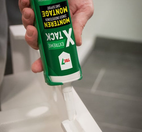 Tec7 x-tack patron hurtig monteringssæt 290ml sort - 534515000