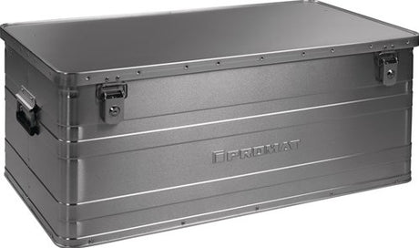 Promat tecwerk aluminium box | l900xb490xh380mm 140 l | met klapdeksel en cilinderslot - 9000447954