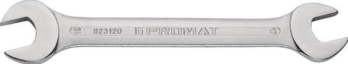 Promat tecwerk dobbelt skruenøgle | 36 x 41 mm længde 358 mm | krom - 4000823140