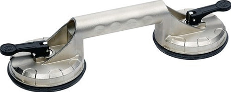 Promat tecwerk sugekop håndtag | tecwerk | | bæreevne 80 kg hoved d. 118 mm | 2 hoveder aluminium - 4000817218