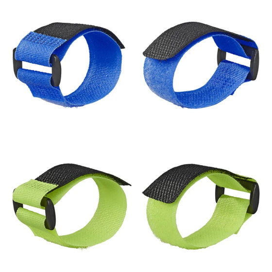 ProPplus kabel binder velcro 8 stykker blågrøn