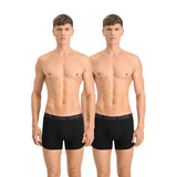 PUMA BASIC BOXER KORT MEN (PAKK MED 2) SORT STØRRELSE XL