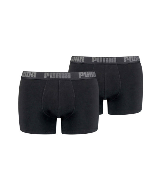 PUMA BASIC BOXER KORT MEN (PAKK MED 2) SORT STØRRELSE XL