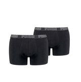 PUMA BASIC BOXER KORT MEN (PAKK MED 2) SORT STØRRELSE XL