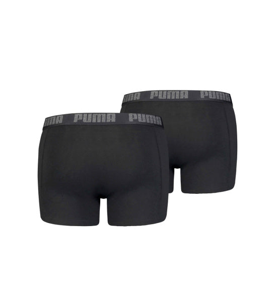 PUMA BASIC BOXER KORT MEN (PAKK MED 2) SORT STØRRELSE XL