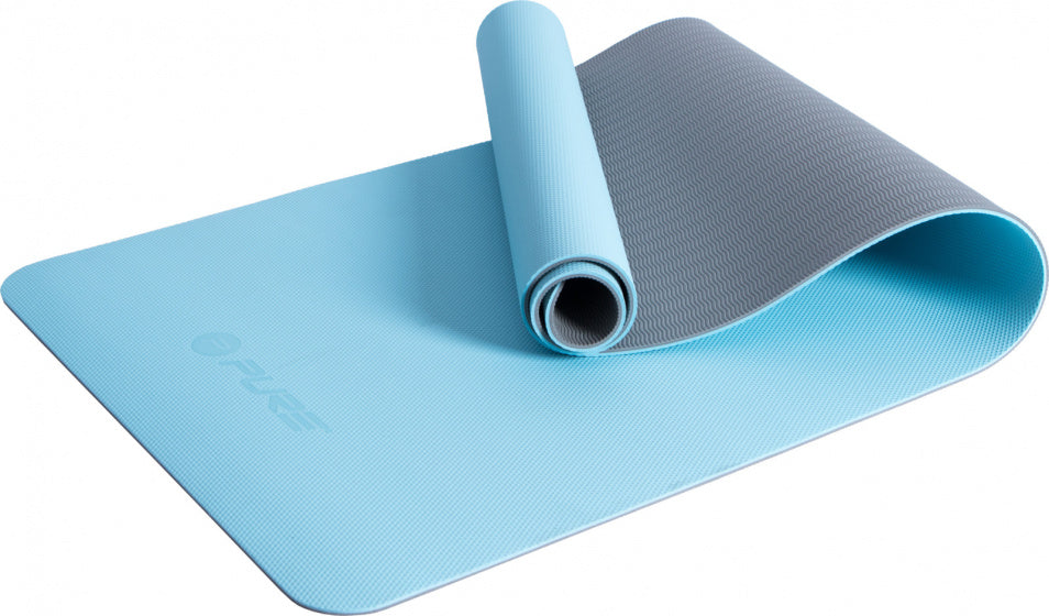 Pure2Improve Yogamat 173 x 58 cm Elastomer Rummi Blå