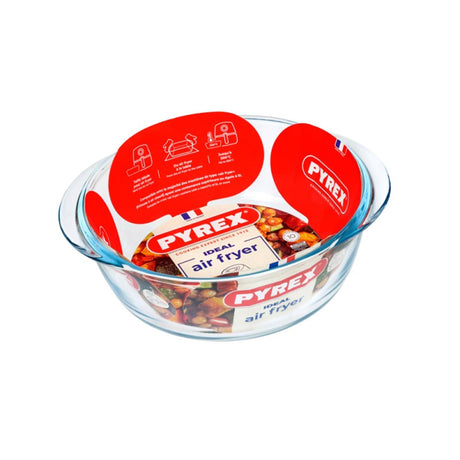 Pyrex airfryer rundt fad 1l 20x18x7cm