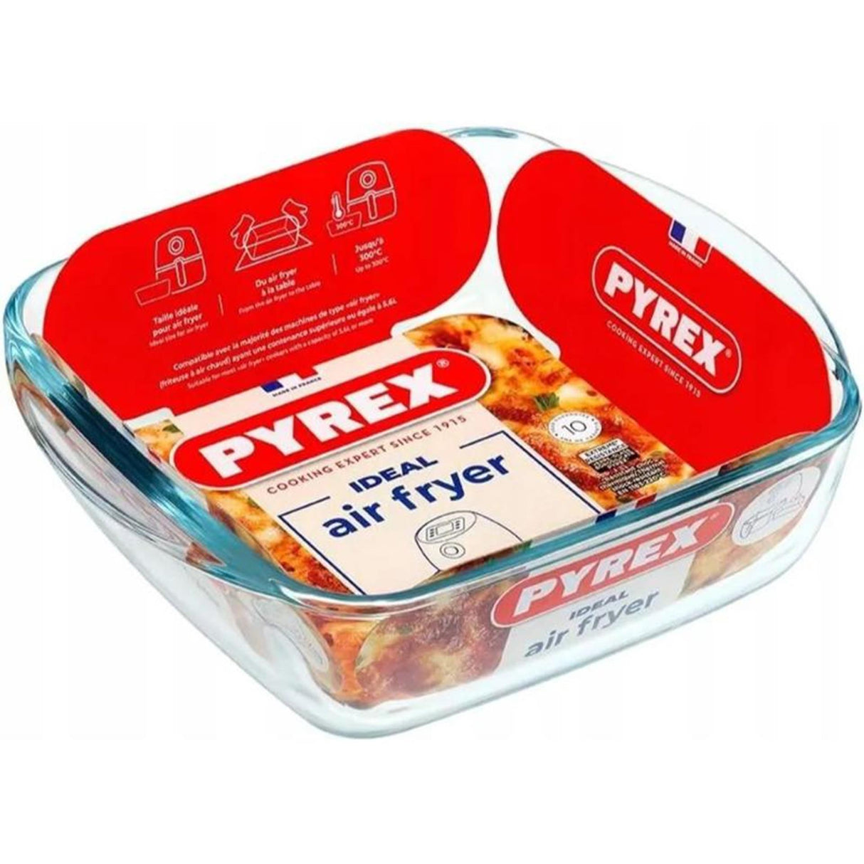 Pyrex luftfriture firkantet fad 1l 20x17x6cm