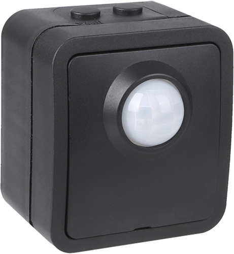 Q-link bevægelsesdetektor | byggeri | med sensor og kontakt | ip54 | sort - 00.946.95