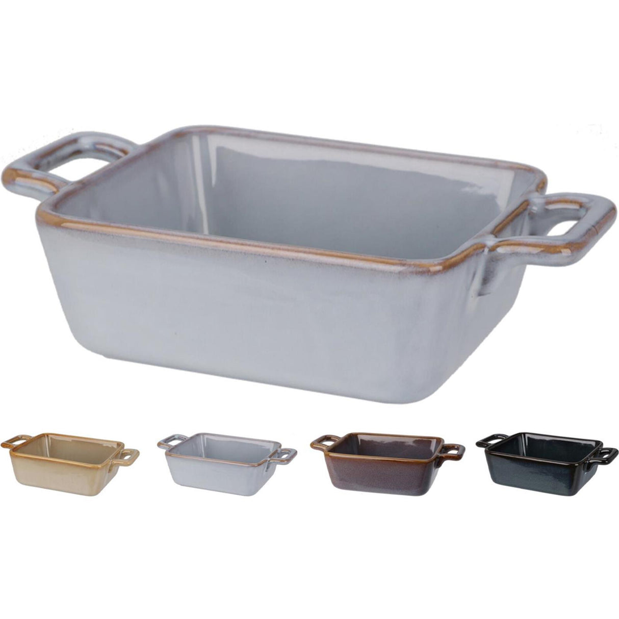 Excelent houseware ovnfast fad med håndtag 19x11x5cm 430ml