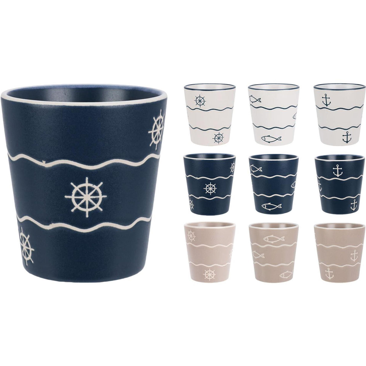 Keramik kop 200ml maritim
