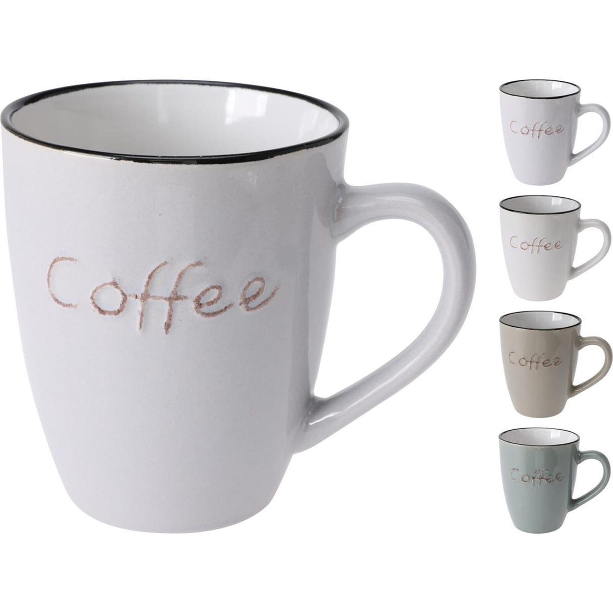Excellent houseware beker aardewerk gres 350ml